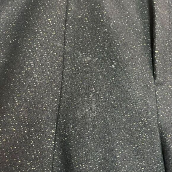 1. State Women Black Gold Tweed Boucle Casual Shorts Plus Size 22W Festive - Picture 7 of 8